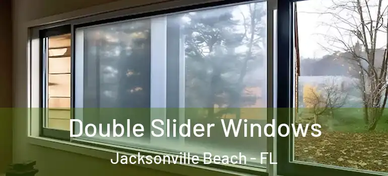 Double Slider Windows Jacksonville Beach - FL