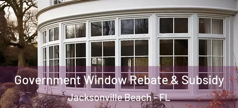 Government Window Rebate & Subsidy Jacksonville Beach - FL